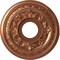 Ekena Millwork Baltimore PVC Medallion (Canopies up to 5 1/4"), 13"OD x 3 1/2"ID x 3/4"P, Bright Coat Copper CMP13BABCO - alternate 1